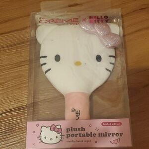 NIB Hello Kitty Plush Portable Mirror